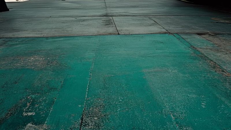 Loading bay rubber matting and industrial floor surface photographed at oblique angle illustration for An Accessible Castle