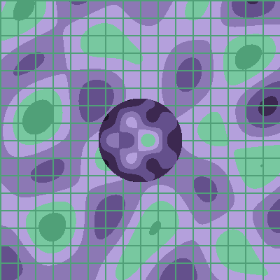 Pixel Nova visual motif: visual-spatial cognition expressed through navigable visual structure