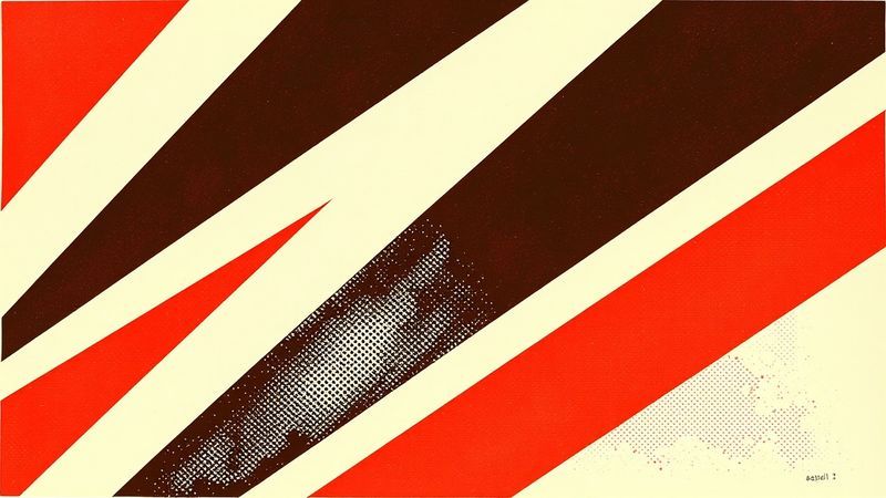 Risograph print illustration for Two Turns Left