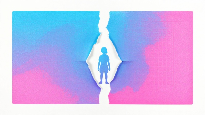risograph print of a standardized test form being slowly torn in half illustration for Your Child Will Be Measured
